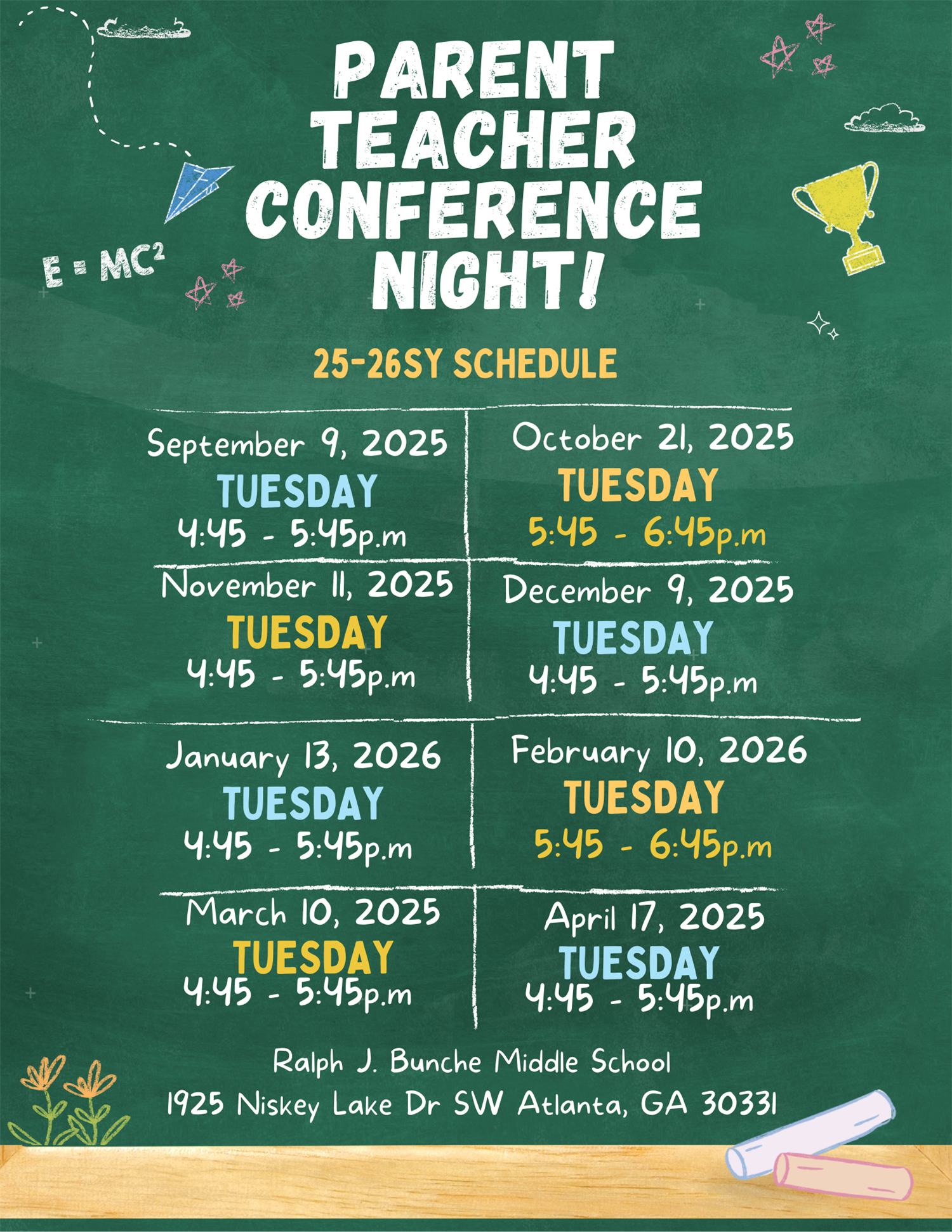 25-26SY Conference Schedule